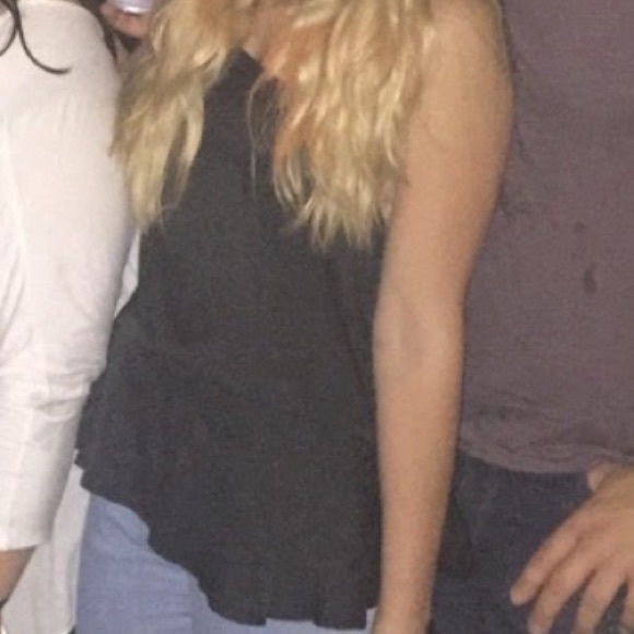 FREE PEOPLE RUFFLE HEM CAMI - small - Picture 6 of 7